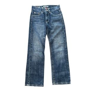 Request Jeans Boys Size 10 Straight Leg Blue Denim Jeans 100% Cotton